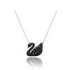 Swan Black Necklace 5347329
