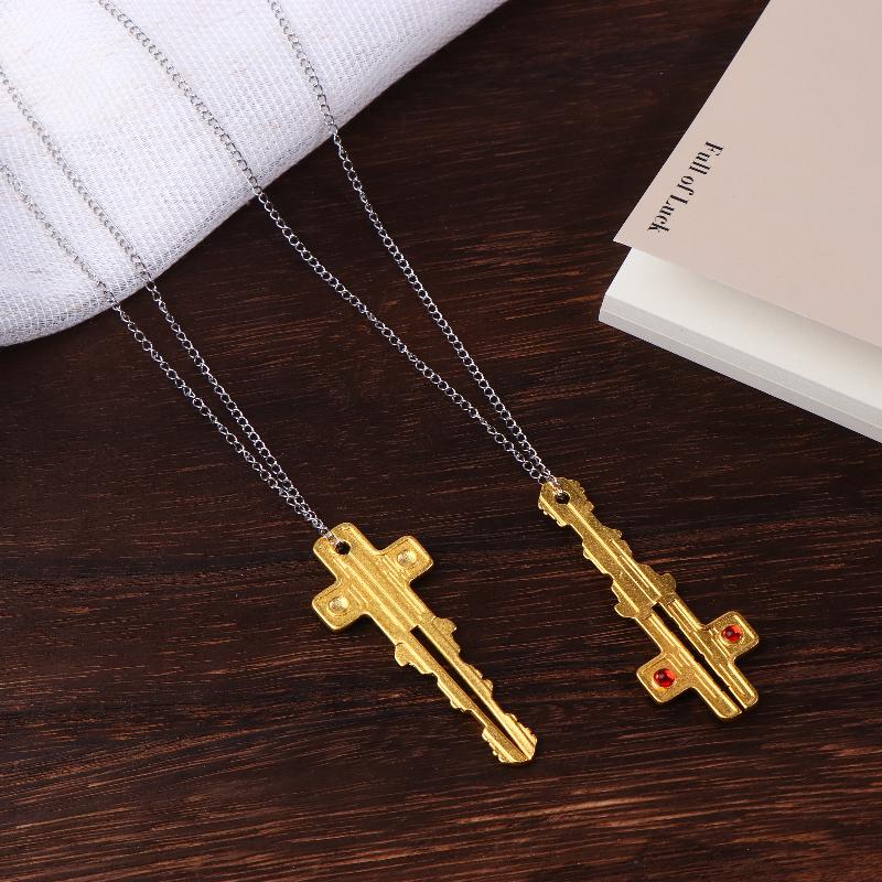 Náhrdelník Mission Impossible Cosplay Toma Cruise Unisex Klíčový přívěsek Choker Šperky Doplňky Dárky