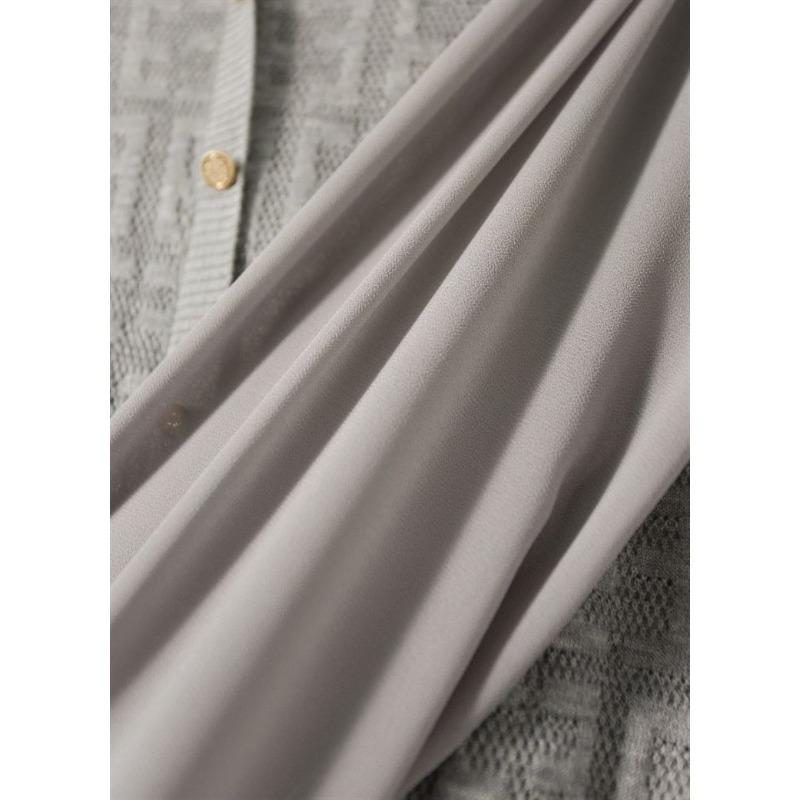 Fashionable Knitted Women's Autumn Wear Micro Transparent V-neck Long Sleeved Top T-Shirts Women’s