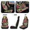 Car Seat Covers Waterproof Digital Abstract Print Airbag Compatible Front Rear Seat Cushions Full Set Non-Slip for 5-Seat Cars SUVs