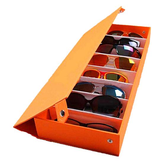 8 Grid Sunglass Glasses Storage Case Eyeglasses Display Glasswear Box Tidy Tool