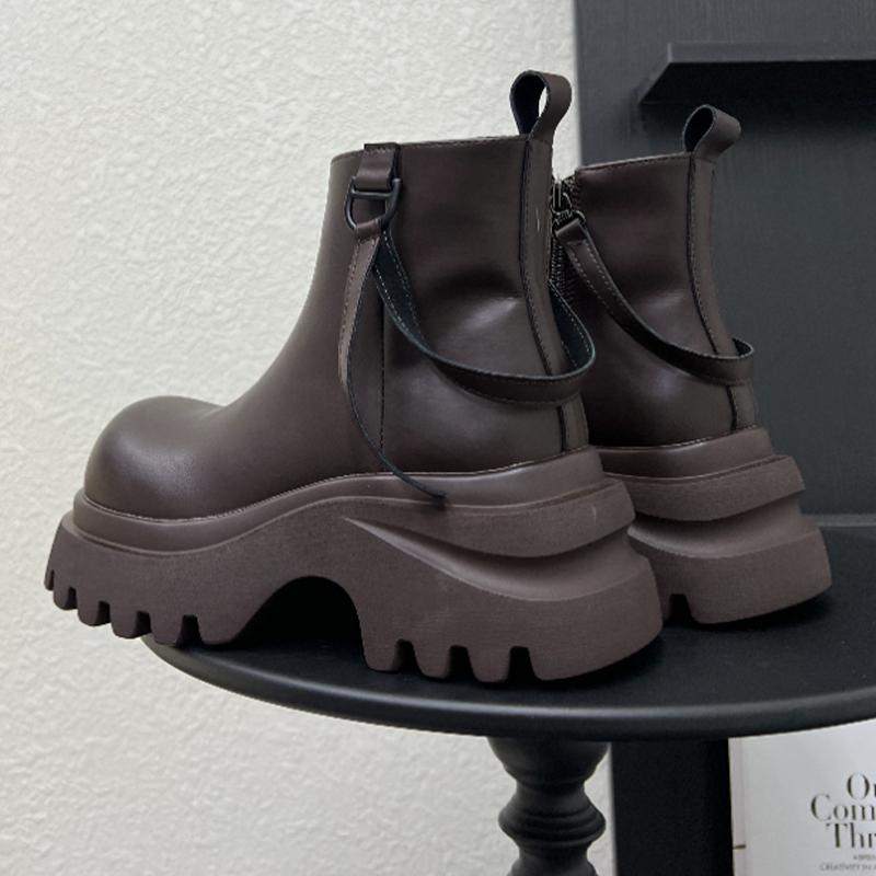 Fashion Ankle Boots for Women Flats Platform Casual Sport Shoes Fashion New Winter Boots 2025 Designer Chelsea Botas De Mujer Zapatos