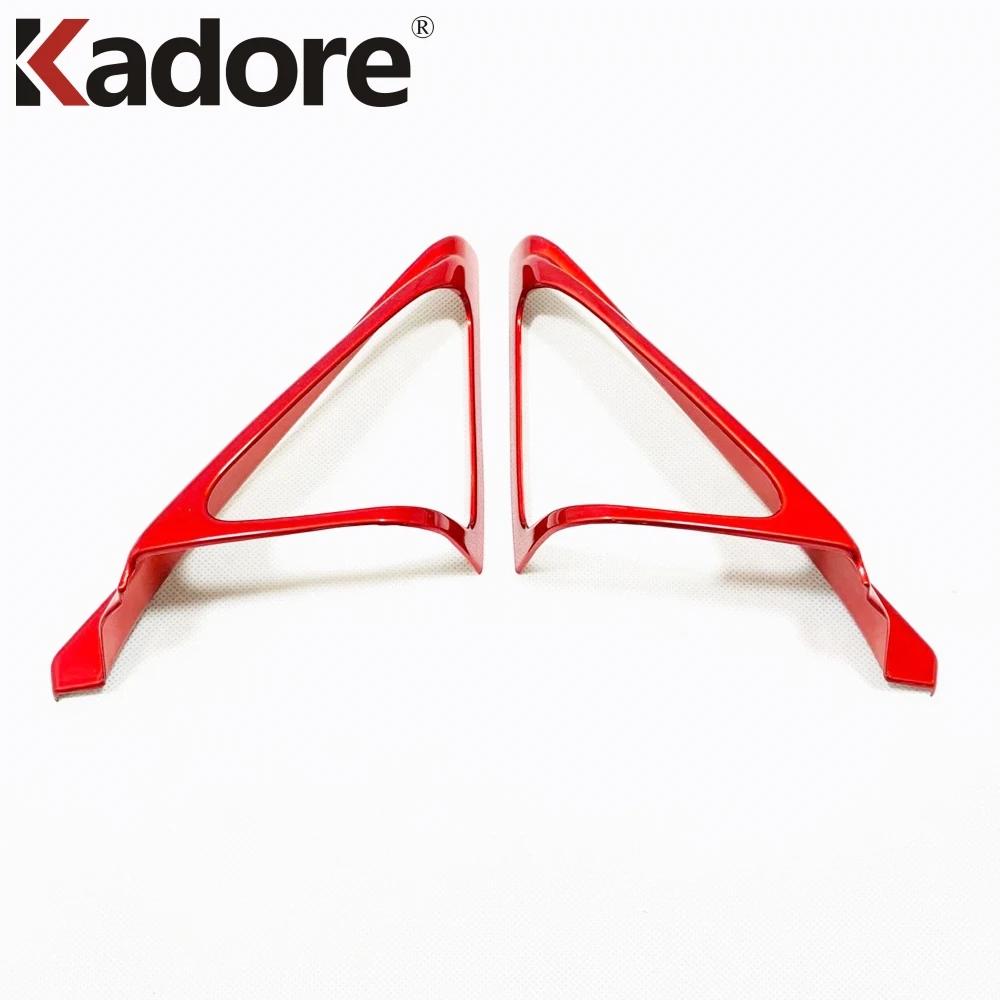 For Honda Accord 2018     Matte Car Front Inner Door A Pillar Triangle Frame Cover Trim Interior Accessories