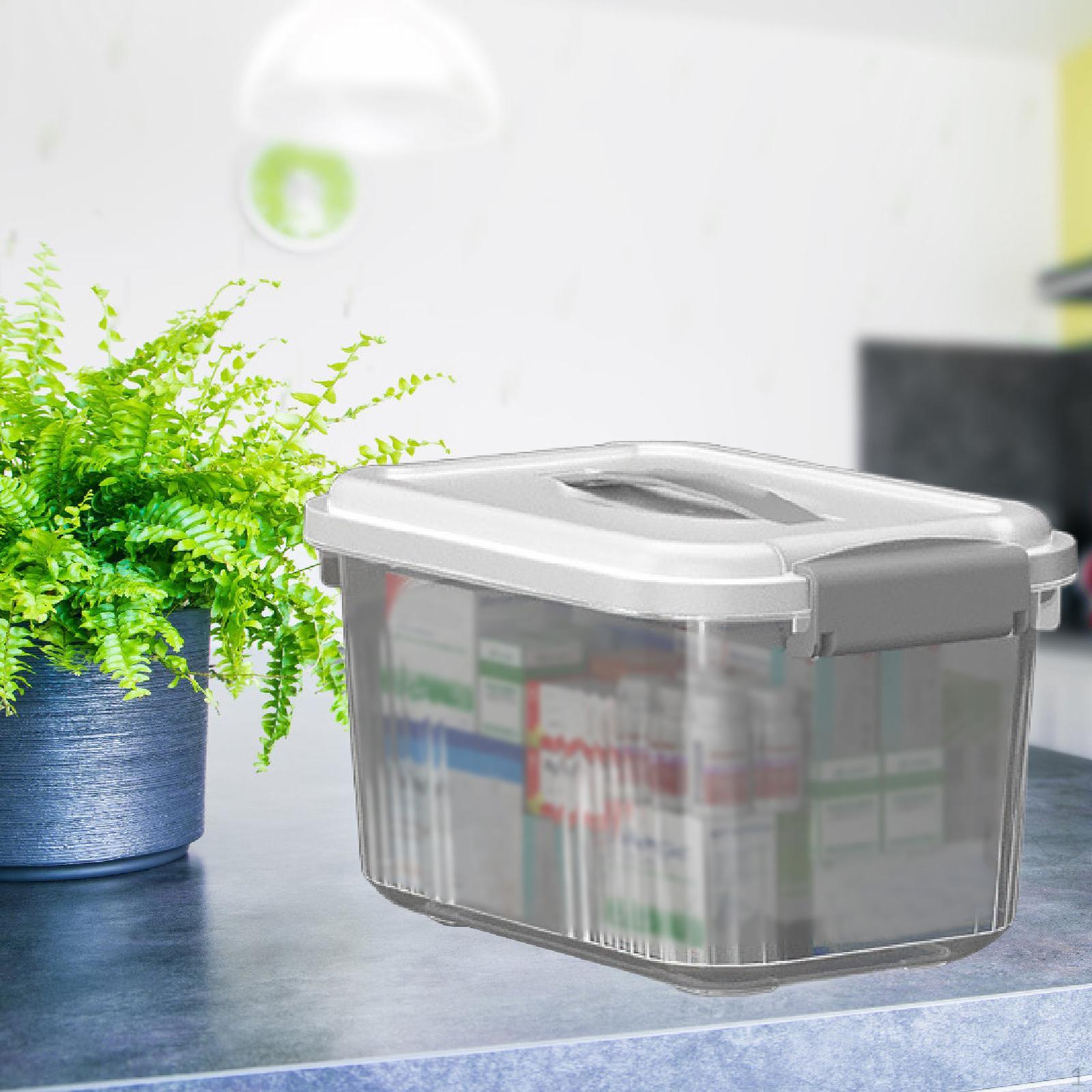 

Коробка для хранения аксессуаров для волос, корзина для туалетного столика, футляр для ювелирных изделий, ручка для переноски S