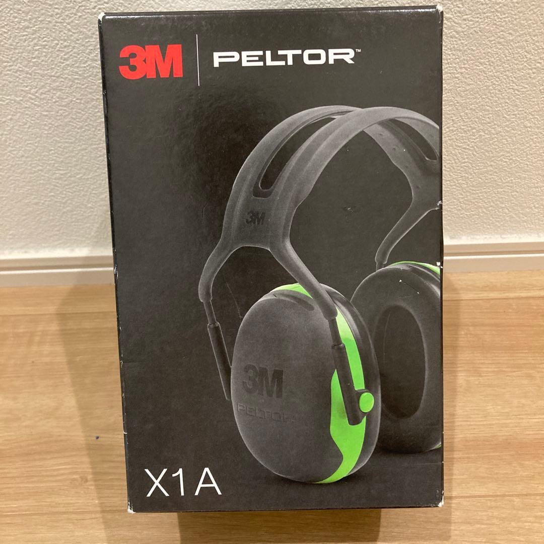 3M Peltor X1A Soundproof Earmuffs Green/Black