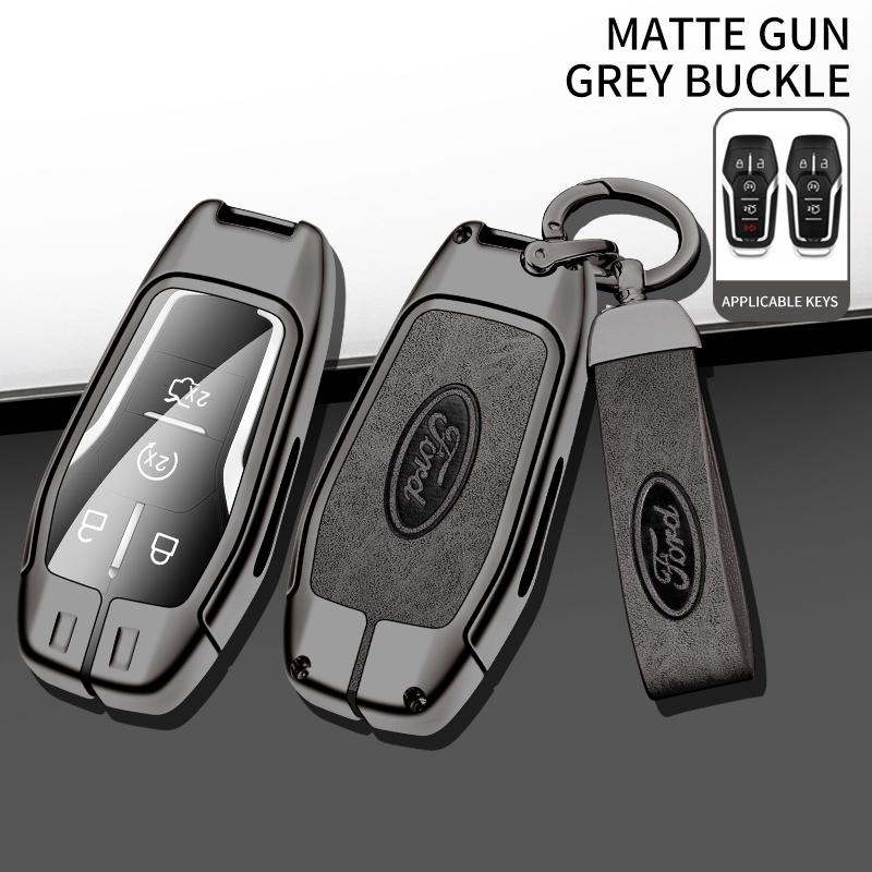 Car Key Cover Case Smart Remote Shell For Ford Fusion Mondeo Mustang F-150 Explorer Edge 2015 2016 2017 2018 Keychain Accessorie