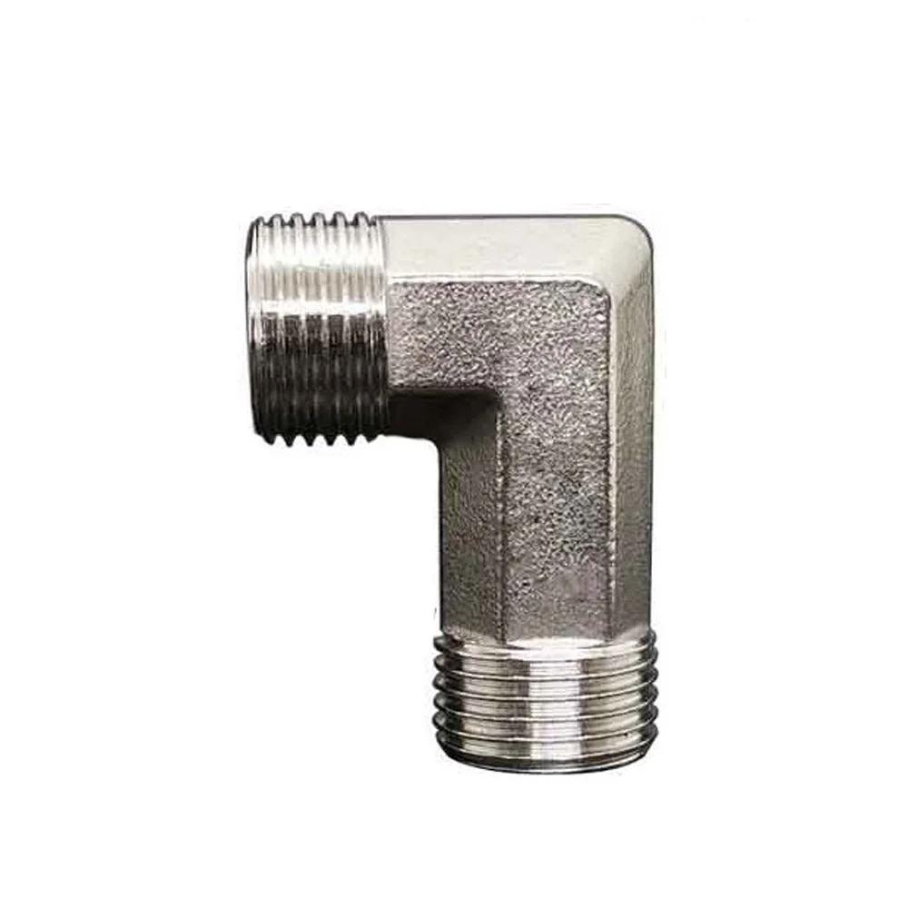 201 Stainless Steel Elbow 1/2" 3/4" 1" BSPP Female And Male Reduce Pipe Fitting Adapter Coupling Connector