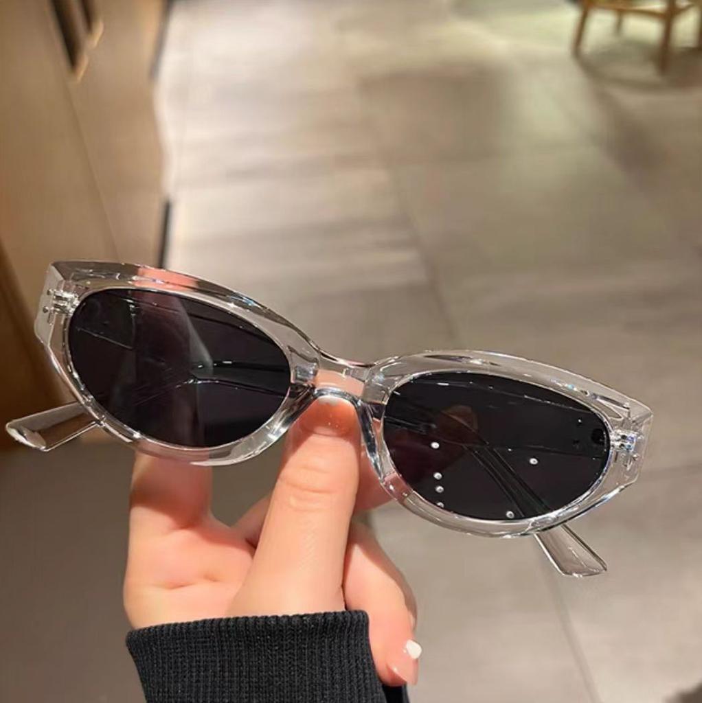 Retro Cat Eye Sunglasses Women'S Advanced Uv Protection Square Garden Face Same Glasses Sunglasses