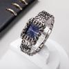 Men Y2K Black Quartz Watch Irregular Dial Retro Fashion Wristwatch