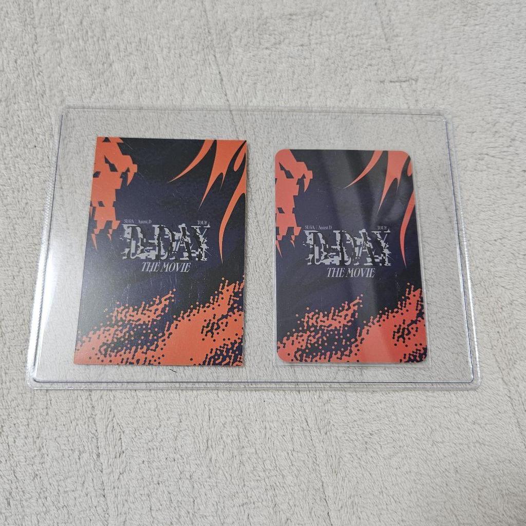 [USED] BTS SUGA D-DAY THE MOVIE Korean CGV Bonus Random Trading Card