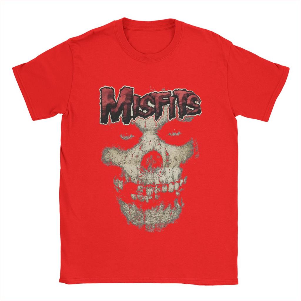 Misfits T-Shirts for Men Humor 100% Cotton Tee Shirt Round Neck Short Sleeve T Shirts Gift Clothes