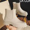 New ArrivalS Open Run Women S Waterproof Chunky Sole Short Rain bootS