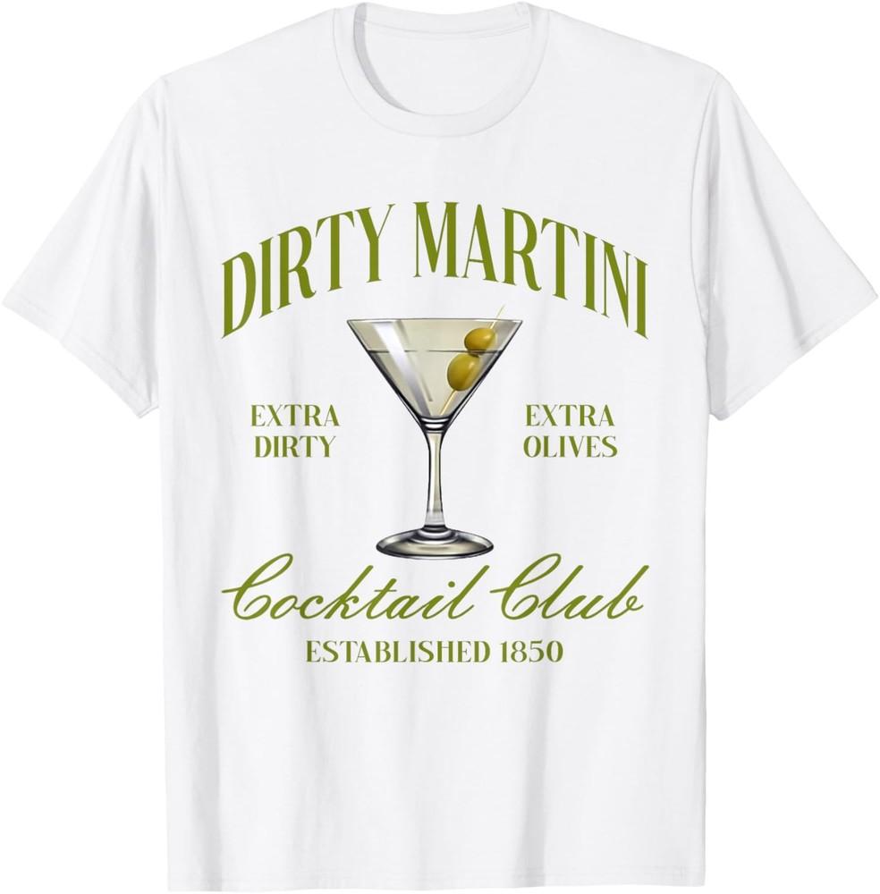 

Dirtyy Bachelorette Martini Cocktail Club Martini Drinking T-Shirt Unisex T-Shirt XXXXL