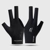 Professional 3 Finger Billiard Gloves, Skin-Fit Elastic Lycra Pool Snooker Gloves Low Friction Smooth Shooting Cue Gloves for Bi