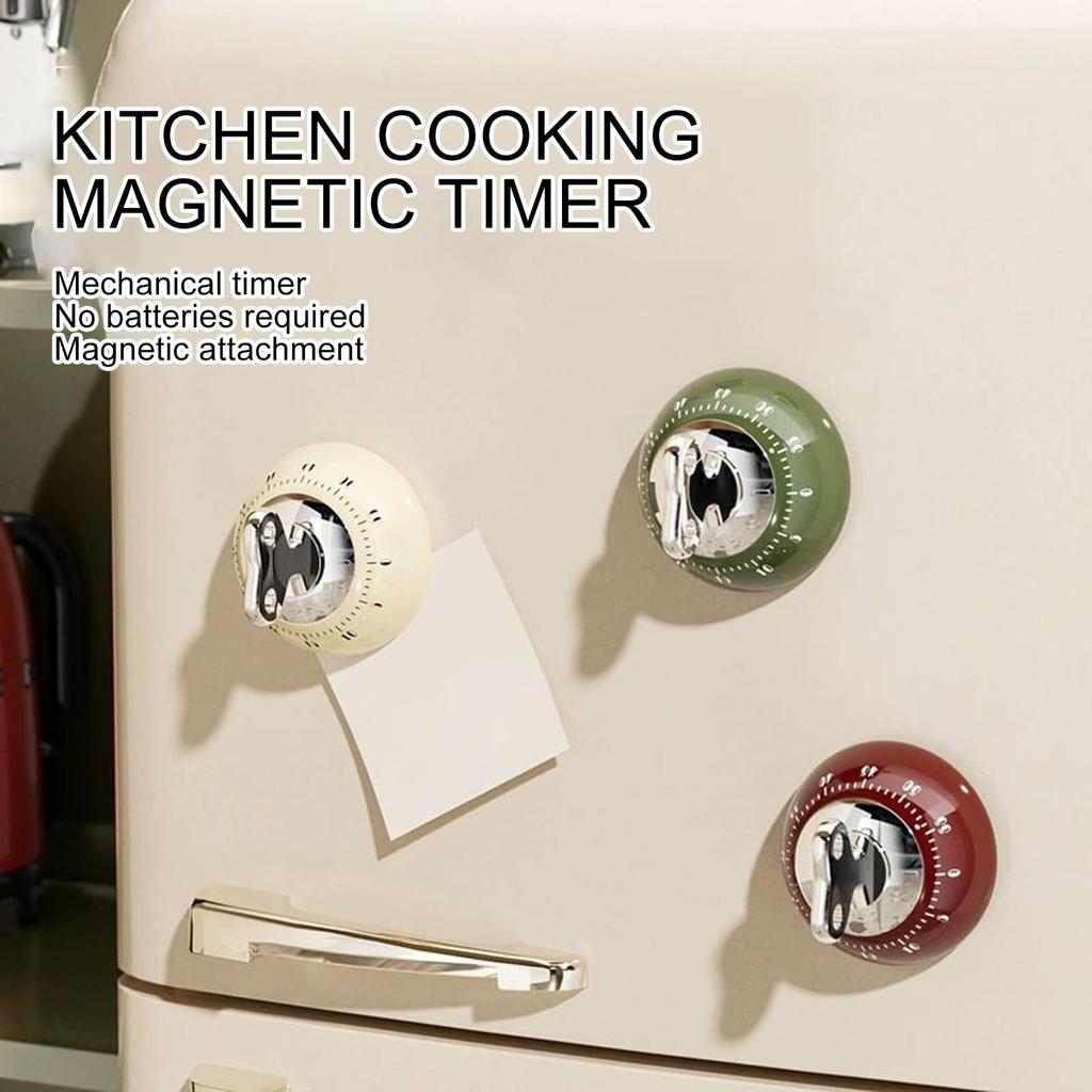 Magnetic Cooking Kitchen Timers 60 Minutes Magnetic Cooking Timer Home Gadgets For BBQ Grilling Workouts Offices Classroom