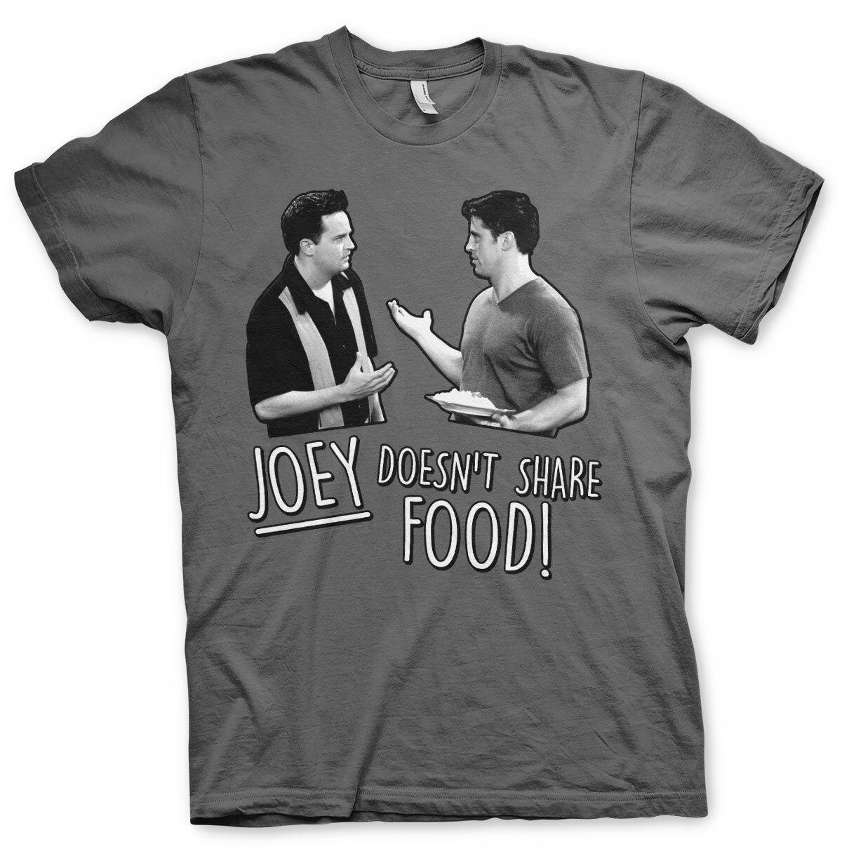 Officially Licensed Friends Joey Doesn t Share Food Men s T-shirt S XXL- L