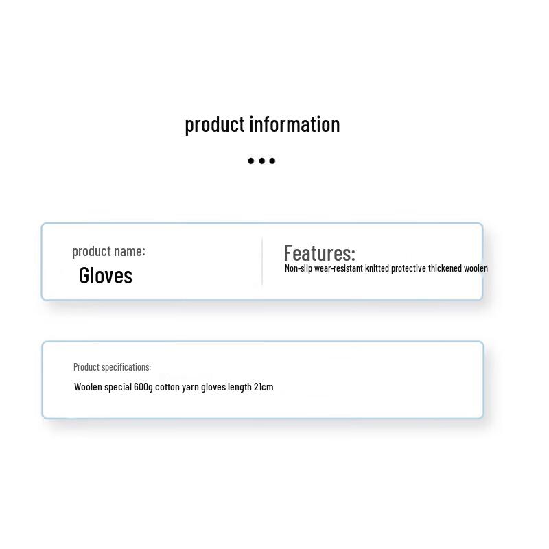 Lianjia Industrial Thickened Cotton Blend Work Gloves