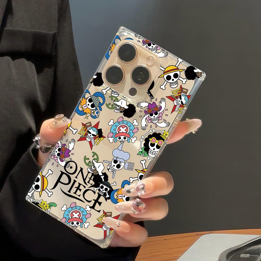 Clear Square Back Tube Case Protection For iPhone 15 Plus 13 14 Pro Max 12 11 16 ProMax Anti-Oxygen,Full Screen One Piece Pattern Casing