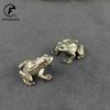 Brass Golden Toad Lucky Tea Pet Vintage Simulation Animal Figurines Miniatures Home Office Desk Ornament Car Decoration Crafts