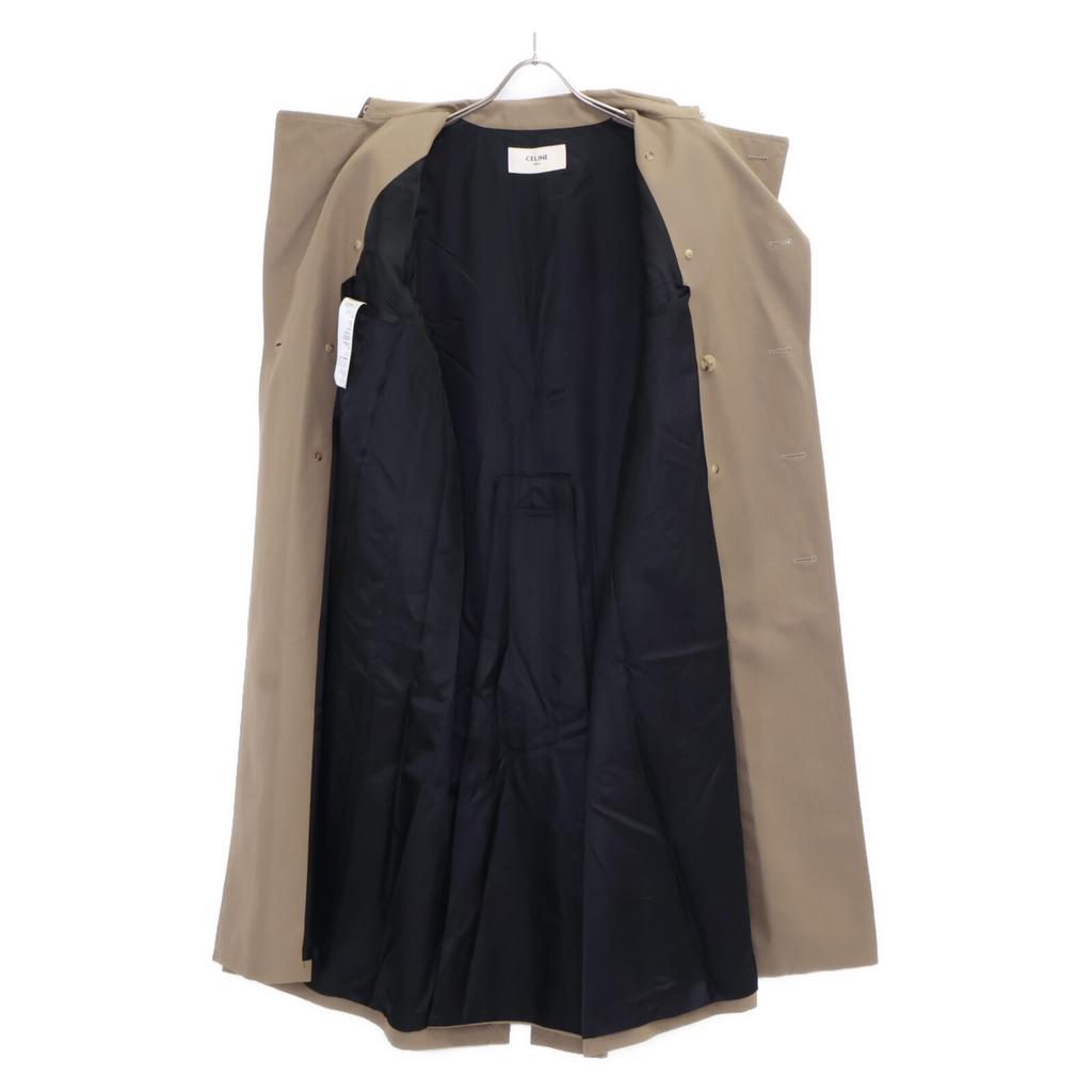 Celine [Good Condition/domestic Regular] 2M015984C Classic Wool/cotton Trench Coat 42 beigeUsed
