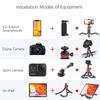 Dodocool Adjustable Mini Tripod Flexible Tripod Camera Travel Tripod Universal Clip 360 Degrees Rotating Camera Stand