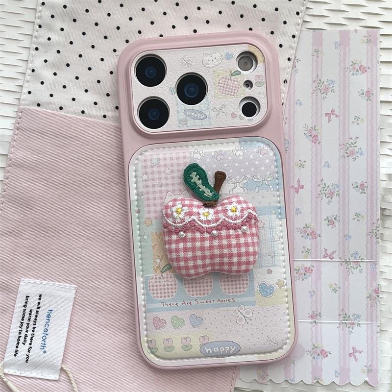 

Plaid Floral 3D iPhone 15/14 Pro Max Case - Drop-Proof, Full Coverage iPhone 16 Pro Max