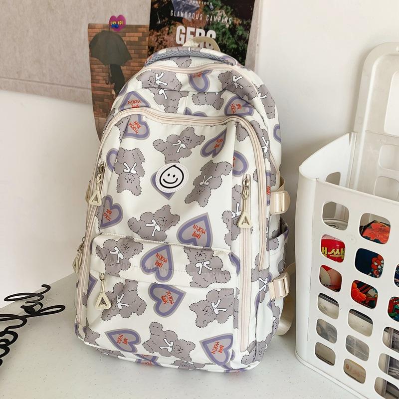 

Рюкзак великої місткості Чоловічий рюкзак Молодший старшокласник Шкільний ранець фіолетовий