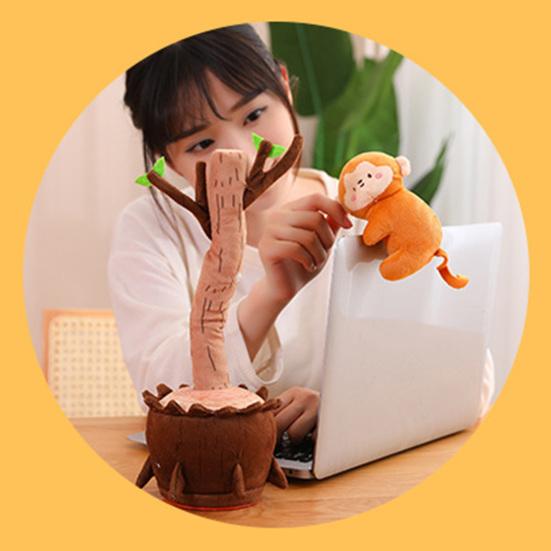Dancing Climbing Singing Talking Animal Plush Toy Electric Tree Cactus Toy Children Interactive Animal Toy Repeats What