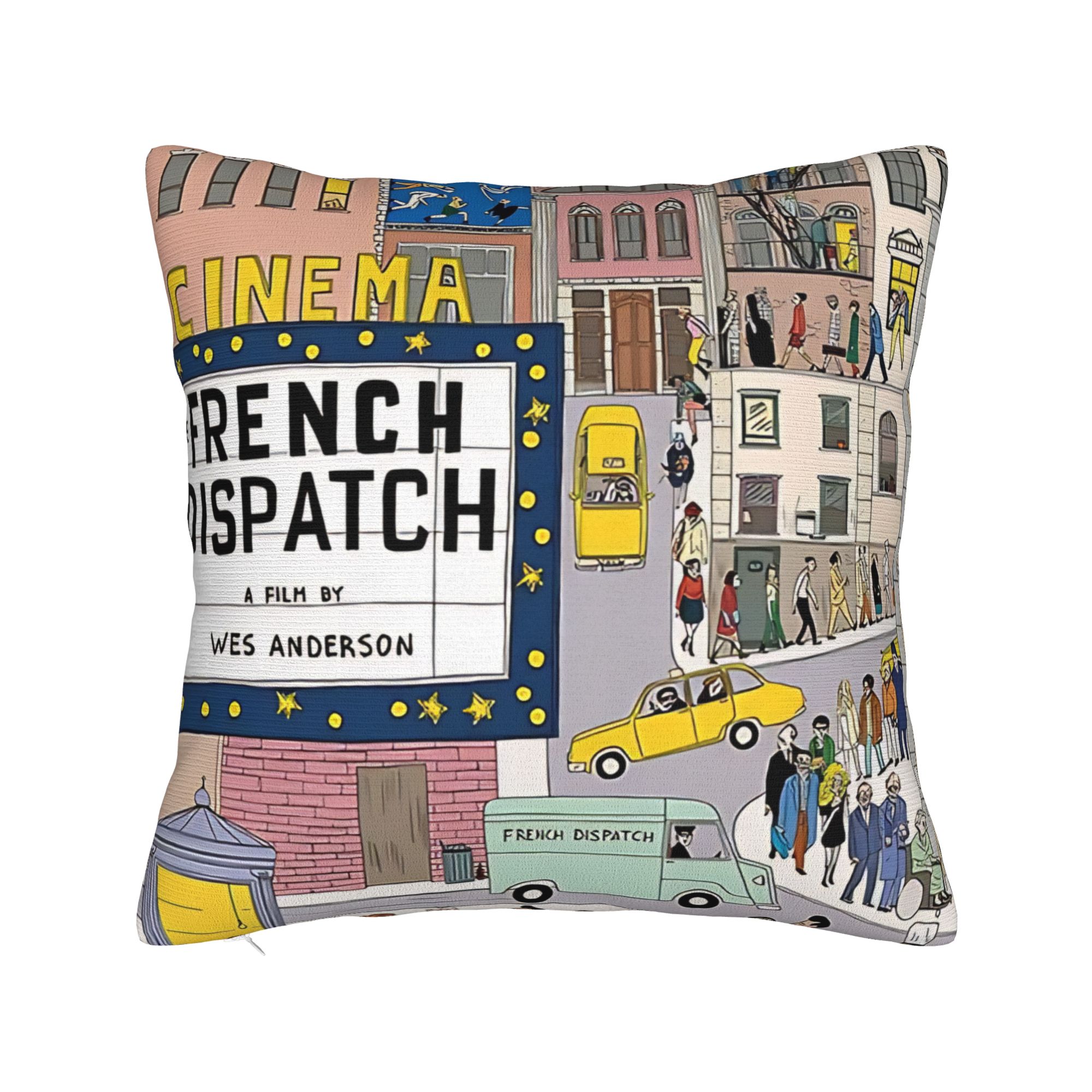 Pillow Case full human anderson Design  Pillow Cover For Living Room Bed Chair Funny Pillowcases 12x12Inch