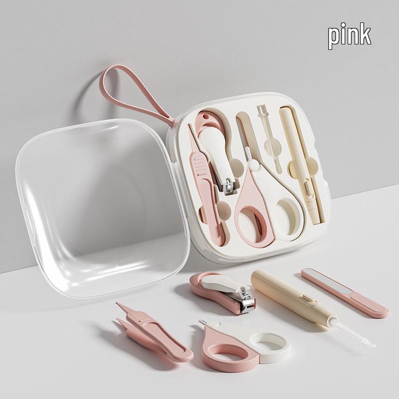 Safe Baby Nail Clipper Set: Anti-Pinch Scissors & File for Newborns and Children