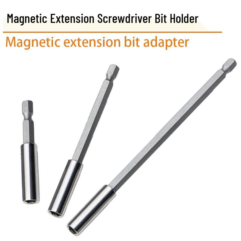 1/4" magnetischer elektrischer Schraubendreher-Bit-Adapter - 6,35mm Schnellwechsel-Verlängerungsstange für Bohrmaschine.