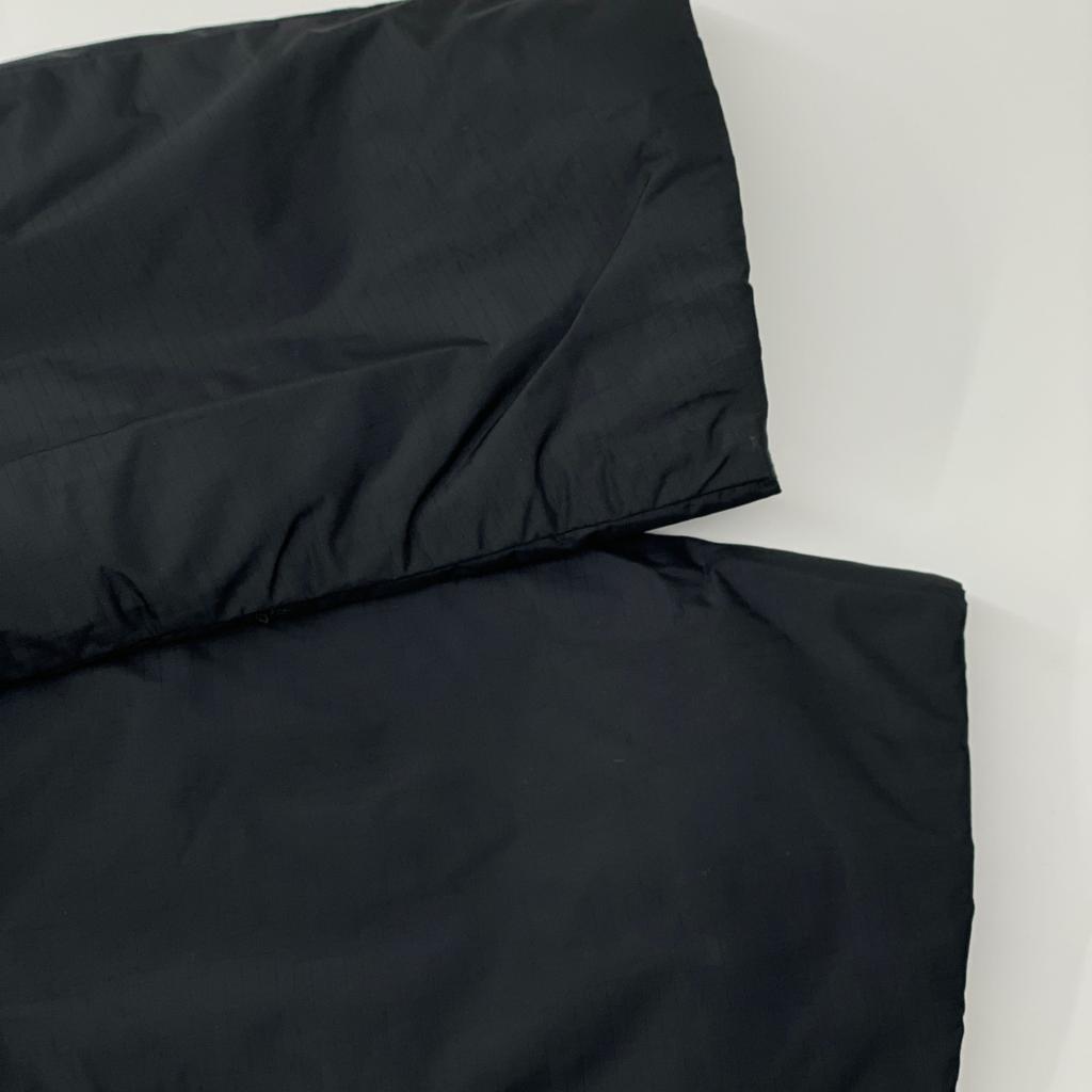 NANGA Old logo black bark color down coat coat S blackUsed