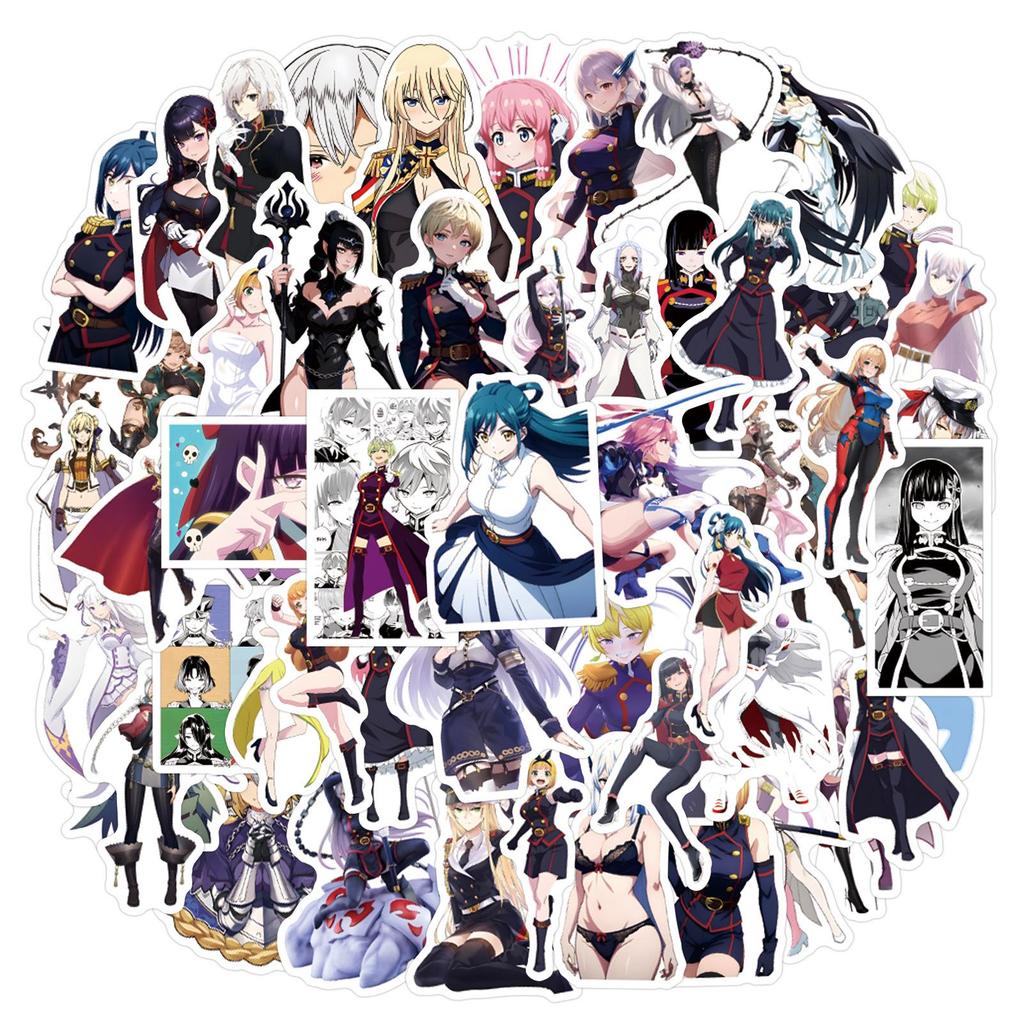 55 Mato Seihei No Slave Anime Stickers for Journals, Stationery, Water Bottles, and Laptops - Waterproof Decals