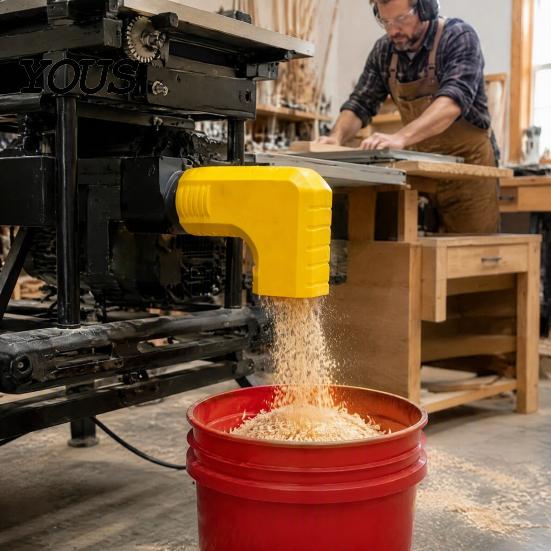 Universal Vacuum Hose Adapter Table Saw Dust Collector Adapter, 3D Printed Port Durable Attachment Connector, Efficient Sawdust Collection Tool,