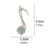 Creative Women Men Fashion New Elegant Music Notation Crystal Badges Buckles Elegant Lady Exquisite Rhinestone Pin
