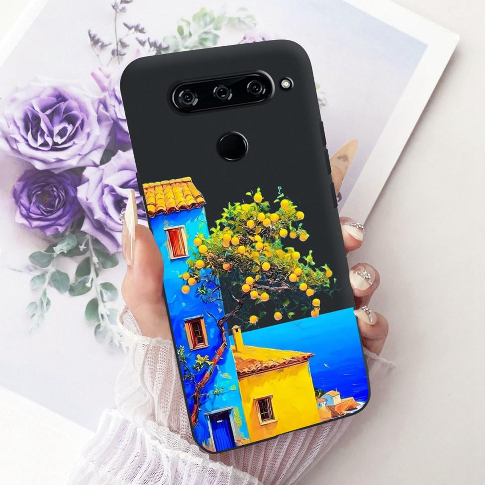 Phone Case For LG V40 ThinQ Cover Aesthetic Cute Fashion Funny Painted Casing For LG V40 ThinQ V405 LM-V405 LM-V409N