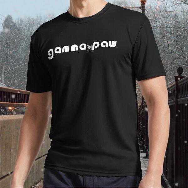 New White GAMMA PAW logo text Active Logo Men#039;s Tshirt funny size S to 5XL Unisex T-Shirt XL