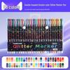 Dual-Head Acrylic Soft Tip Fluorescent Marker: Cross-border Art Watercolor Painting Pen