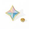 Game Genshin Impact Primogem Brooch Enamel Fashion Ladies Dress Bag Lapel Geometric Shape Badge Brooch for Creative Jewe