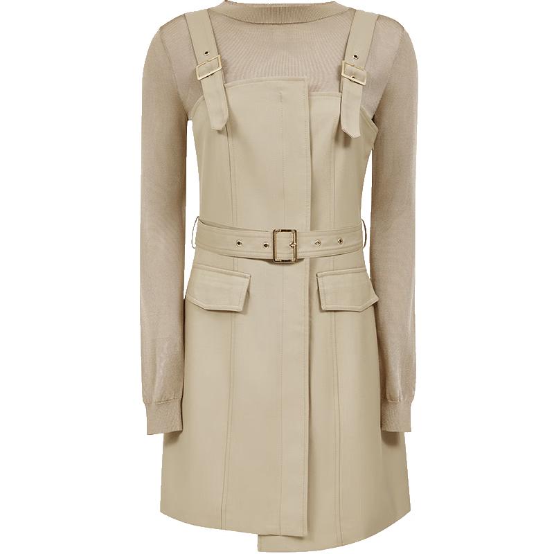 

VEROMODA 2025 Autumn Asymmetric Two-Piece Strap Dress M