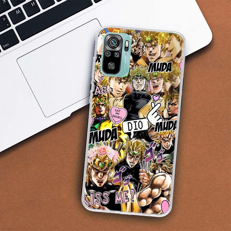 JoJo's Bizarre Adventure Background Phone Case For Xiaomi Redmi 10 10C 10A 9T 9C 9A 9 Prime 8 8A 7 7A 6 6A K20 K30 K40 Pro S2 Fu