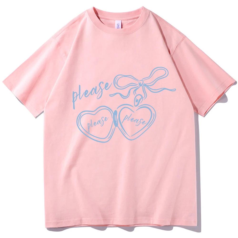 Summer Sabrina Carpenter Please Please Please Music TShirt Fan Gift Unisex Fashion Casual TShirts T Shirts Wmoens Jojo Casual