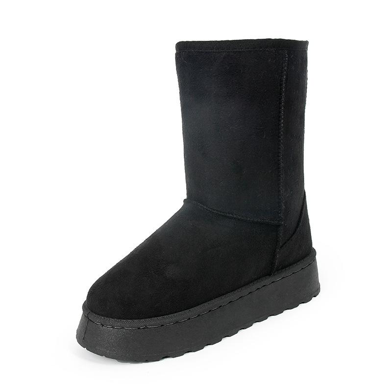 New Snow Boots Women's Winter New Velvet Warm Short Boots Platform Cotton Shoes Women's Cotton Shoes