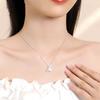 Lucky Bag Solid Ancient Chinese Style Pendant Simple Literary Clavicle Chain
