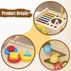 Color Shape Sorter Toy Sorting Matching Box Sensory Object Recognition Gifts Fine Motor