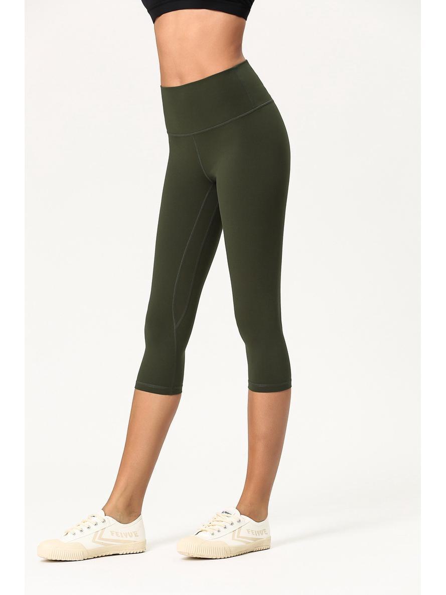 

Шліфовані жіночі штани для йоги з високою талією, двосторонній нюд, облягаючий крій, зручний американський і європейський стиль. M