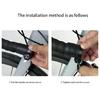 Handlebar End Wheel Mirror Rotatable Universal Bicycles Mirror for Mountain Bike