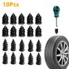 10Pcs Vacuum Tyre Repair Nail for Car Trucks Motorcycle Scooter Bike Tire Puncture Repair Universal Tubeless Rubber Set Nails