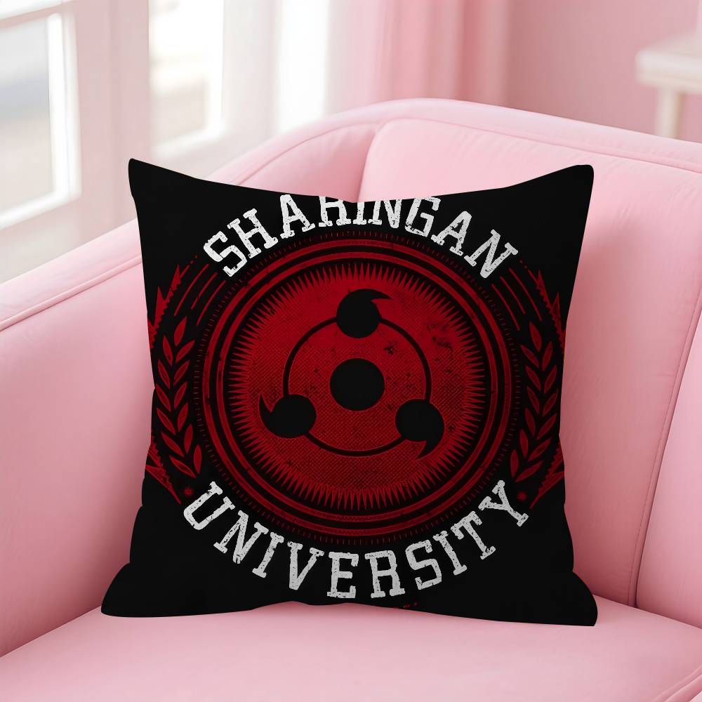 Anime Narutoes Logo Maple Design Cushion Cover Happy Autumn Harvest Decor Holiday Decorati Pillow Cover
