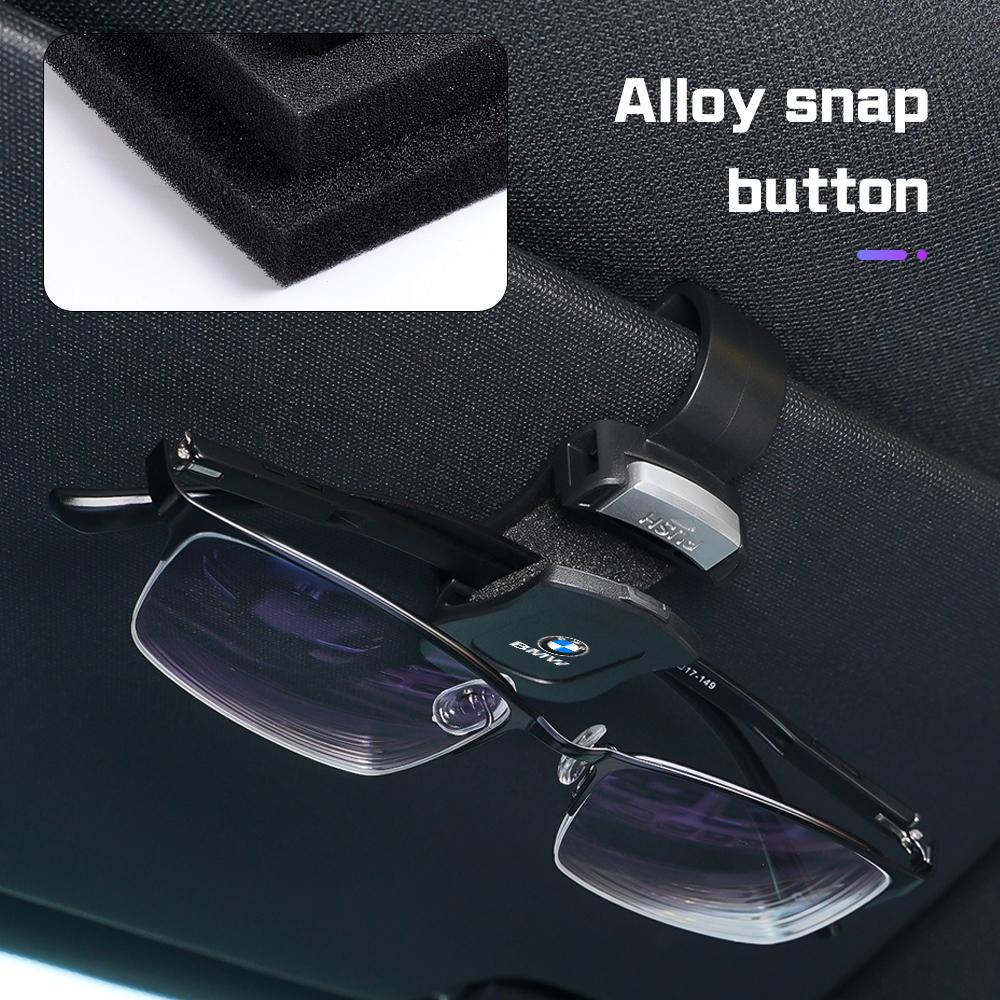Car Visor Glasses Storage Clip Sunglasses Holder for BMW X1 X3 X4 X5 X6 F15 F16 1 3 5 6 7 Series G30 G32 G11 F48 F39 520 525 320